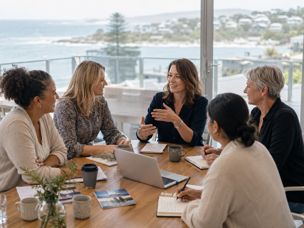 women networking